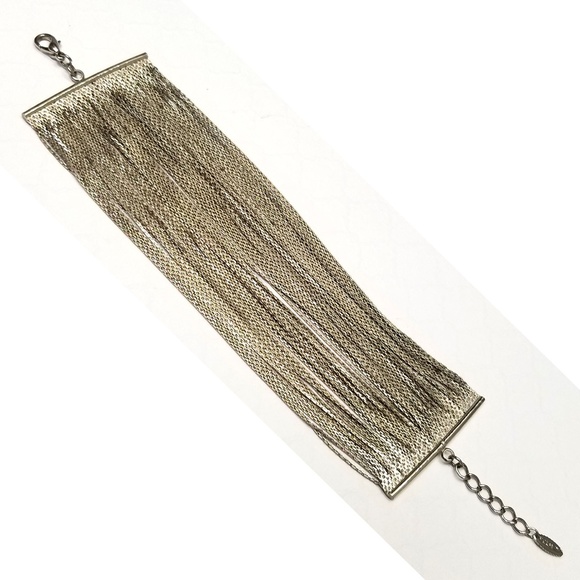 Silver Cuff Cocktail Bracelet - Picture 3 of 4